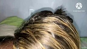 Hot wife gets fucked hard by husband in their home bedroom