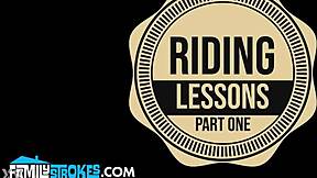 Summer's kinky ranch ride sucks stepdad cock in country stunt