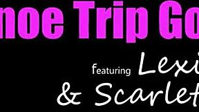 Lexi Luna Pushes Stepsons Big Cock into Scarlett Hamptons Bikini Pussy Group Creampie Deepthroat Handjob