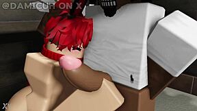 femboy's fat ass grinds and sucks throbbing cock seductively