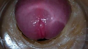 precum squirt my pussy? toy cam vagina closeup