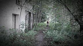 I'm tiny Emily the petite German teen seducing stranger in Halloween roleplay fuck