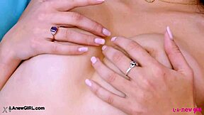 Tall Pretty Brunette Model Flaunts Sexy Body Hard!