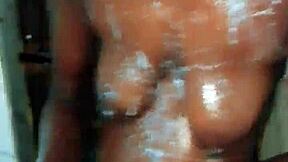 Sexyrita bathes dances shows nice pussy boobs milf takes BBC mouth deep