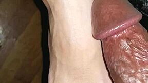 Creamy Toes and Feet Drenched in Hot Cum Blast