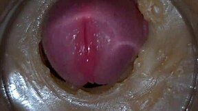 precum squirt my pussy? toy cam vagina closeup