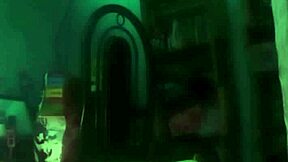 Why hide in the dark when this amateur Latina couple's homemade passion glows so hot?