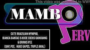 Hey check out cute brazilian nympho bianca dantas swallowing 5 huge bbc in gangbang dap triple anal with massive gapes