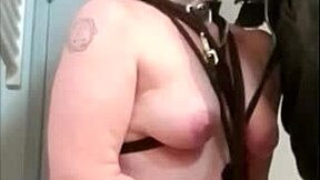 whoa this bound slave takes piss order bj and cum like a total whore... damn