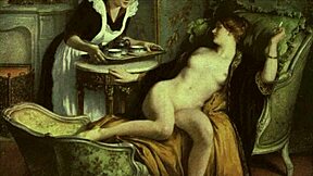 Isn't this vintage erotic art just dripping with antique seduction?