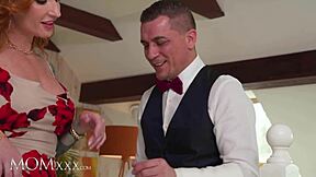 sophia locke posh redhead milf dominates butler with big tits ass