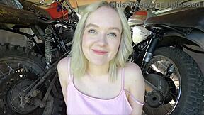 Eva Barbie gapes on monster cock! Leo Casanova chokes deepthroat creampie uncensored backstage!