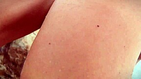 luiza marcato takes jason carrera's hard beach pounding ending in facial cumshot explosion