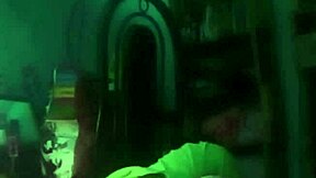 Why hide in the dark when this amateur Latina couple's homemade passion glows so hot?
