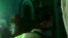 Why hide in the dark when this amateur Latina couple's homemade passion glows so hot?