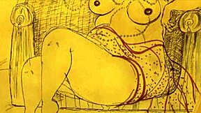 Isn't this vintage erotic art just dripping with antique seduction?