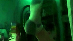 Why hide in the dark when this amateur Latina couple's homemade passion glows so hot?