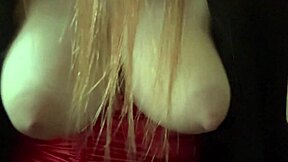 italian milf artemisia love bounces her huge tits slow motion showing hard nipples