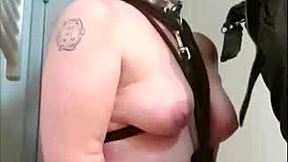 whoa this bound slave takes piss order bj and cum like a total whore... damn
