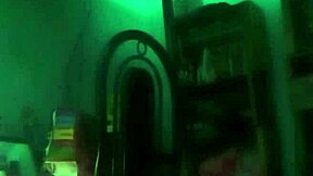 Why hide in the dark when this amateur Latina couple's homemade passion glows so hot?