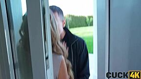 my hot wife just invited this badass bull with monster cock over... ugh watching her