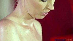 massage beauty cums hard from big natural tits teen lesbian hands 💦👅