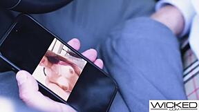 i'm that busty brunette wife dreaming of hot blonde while fucking my husband