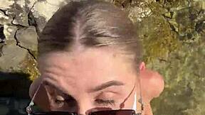 i suddenly crave risky beach blowjob on boyfriend's huge cock with cumshot