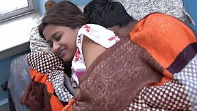 Chilly Morning Passion Ignites with Sexy Indian Wife's Juicy Fuck