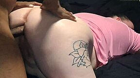 resaboo's juicy pussy smashed gaping by monster bbc in garage