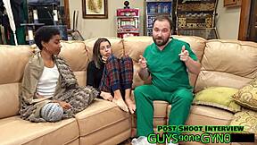 hey daddy, watch dr. aria nicole milk that cum in her sexy nurse clinic backstage... full vid at guysgonegyno.com