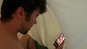 lonely stepmom erin electra sneaks into bathroom to stroke her huge natural tits until stepson makes her cum hard