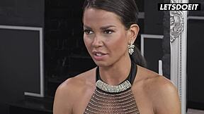 slovakian milf chloe lamour takes christian clay's huge cock rough anal her limit