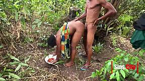 come fuck this village girl outdoors with your big black cock