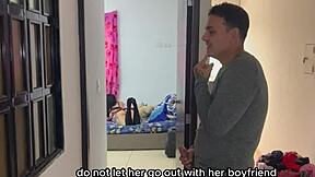 colombiana, if you don't fuck your pervert padrastro right now, no going out with that novio tonight!