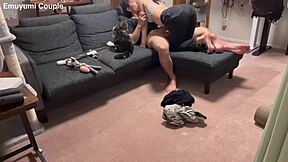hidden cam busty japanese wife spasms in creampie missionary orgasm rush