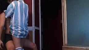 Japanese dominatrix unleashes fierce ball kicks in session 110