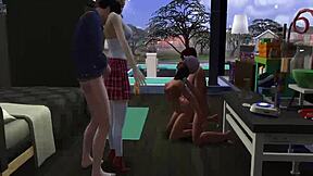 stepbro leads stepsis into taboo family orgy frenzy