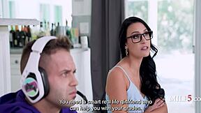 hey stepson watch this milf show you how to fuck and keep the family going right