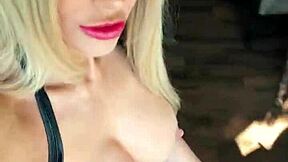 hey look at this woman in wetlook suit and leather boots