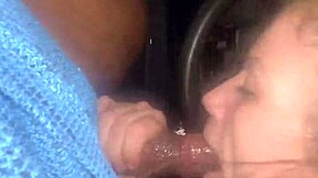 new year's cheating slut girlfriend chokes on black cock then pussy wrecked outdoors