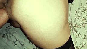our homemade lingerie sessions with my russian mature milf wife in stockings feel so intimate