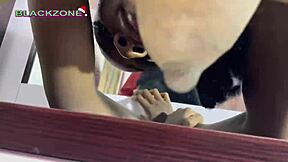 Exclamatory-Provocative Title Case Father Christmas Rips Clothes For Juicy Ebony Backshots And Creampie Dripping Pussy!