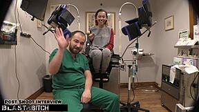 doctor blasts kalani luana's tanned ass with cum pov