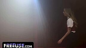 i'm in this freaky supernatural threesome with blonde millie morgan riding hard