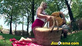 that pawg blonde's big tits and ass get banged till jizz flies