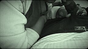 juicy indian girl's first blowjob ends in boyfriend's pussy pounding