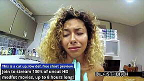 doctor blasts kalani luana's tanned ass with cum pov