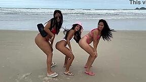 Ted Pounds Maya Bia Candy on Beach