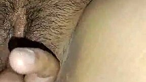 Oiled Hairy Pussy Spread Wide as BF Fingers Hot Girl Deep
